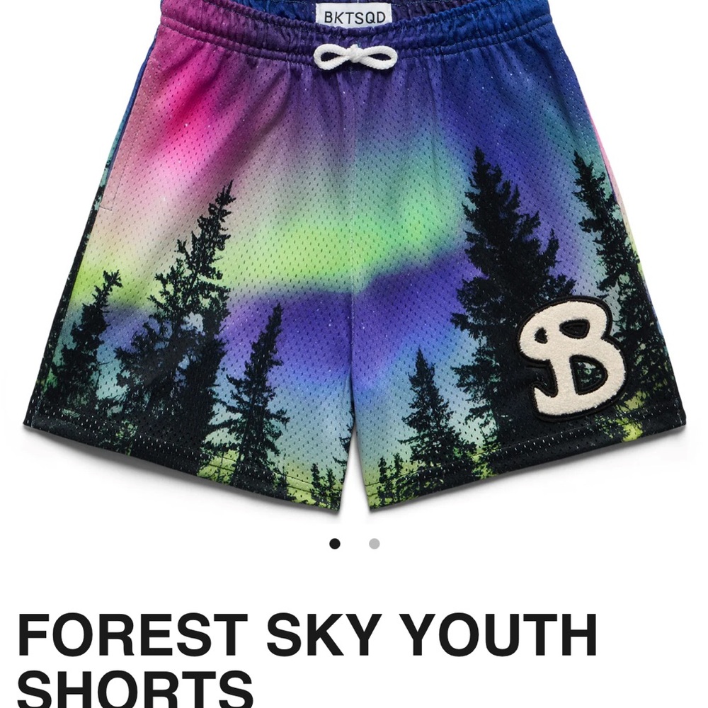 Bucketsquad Forest Sky Youth Shorts L